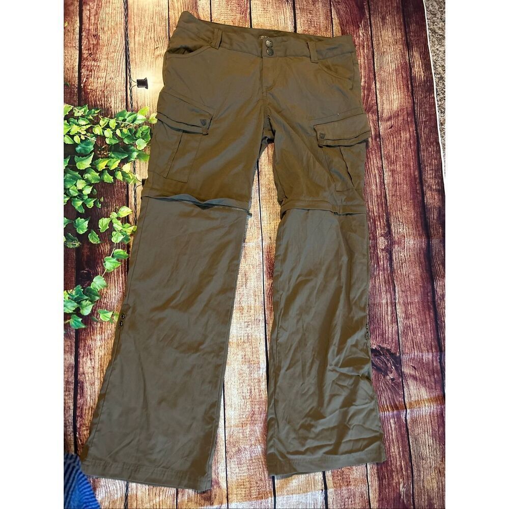 PrAna Cargo Convertible Stretch Pants Size 10